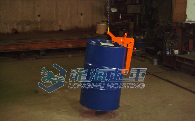 DLVL型圆桶专用钢板起重钳案例